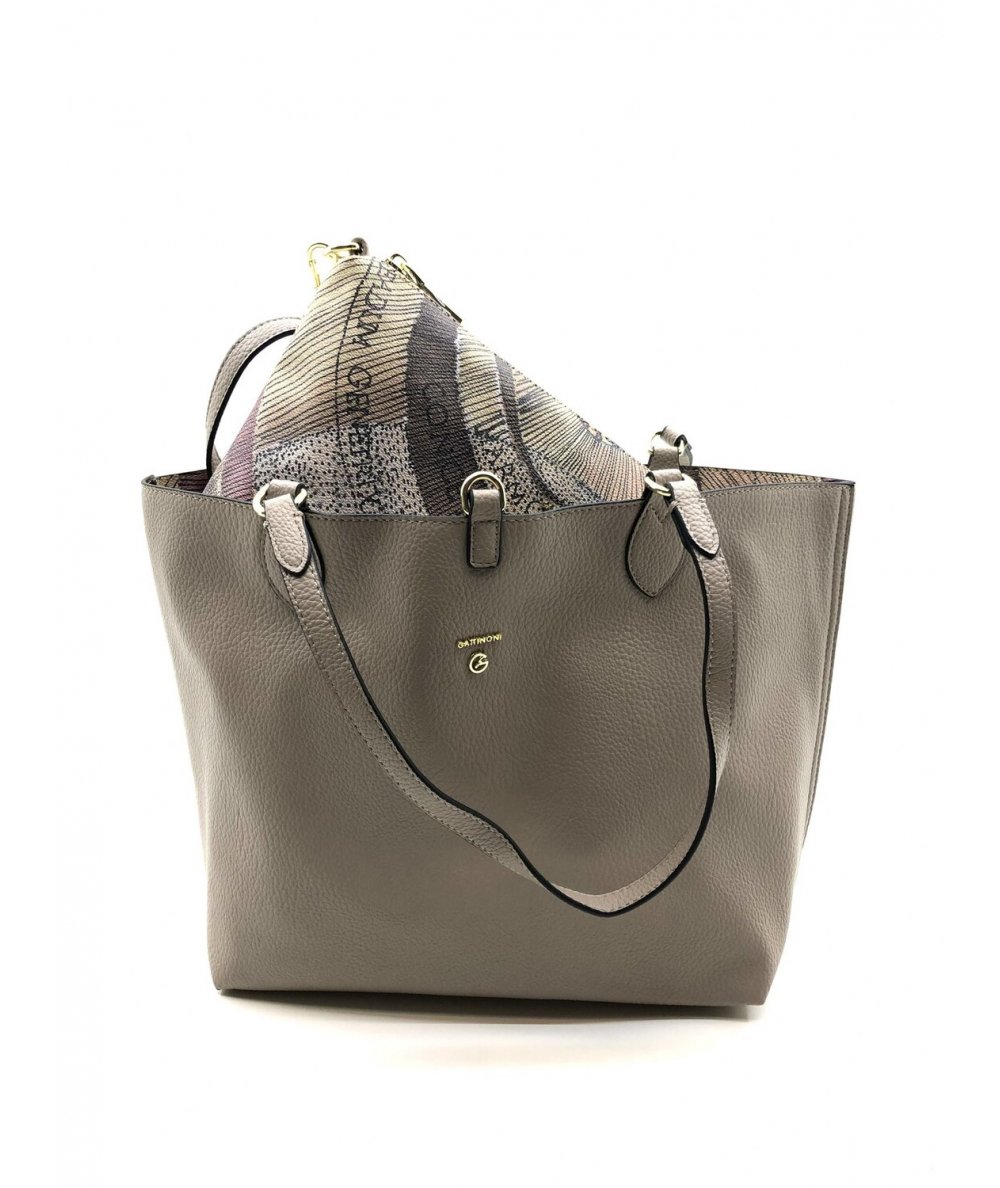 GATTINONI BORSA REVERSIBILE SMALL PLANETARIUM CLASSIC/NUDE BIGP58171WVWW09