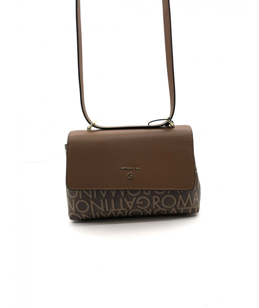 GATTINONI BORSA FLAP TRACOLLA MARRONE BIN0R8515WVP521