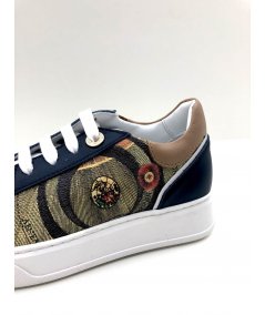 GATTINONI SNEAKERS PLANETARIUM BLU/ROSA/CLASSIC PIGMU6299WHBN56